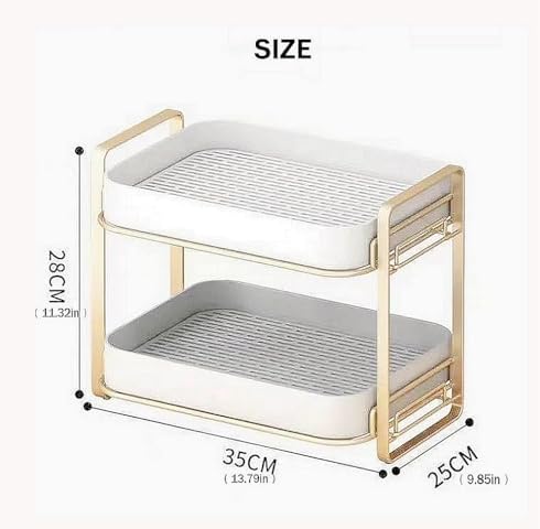 2-tier Kitchen Cup shelf,Dish and Bowl organizater, Water glass coffee