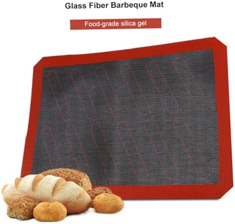 SOLUSTRE Silicone Baking Mat Non Stick Oven Pad Heat Resistant Glass