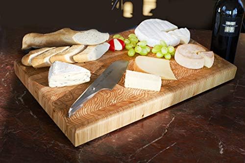 Larch Wood Canada End Grain Cutting Board, 17-3/4 x 11