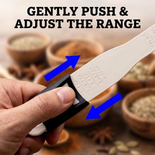 Performore Adjustable Measuring Spoon with Double End Adjustable