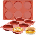 JOERSH Silicone Egg Mold for Breakfast Sandwiches, 4 Inch, 2 Pack