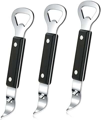 HANCELANT Can Punch Bottle Opener, Manual Stainless Steel Can Opener