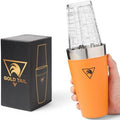 Glass Boston Cocktail Shaker - 15 oz & 27 oz - 28x10cm - Orange