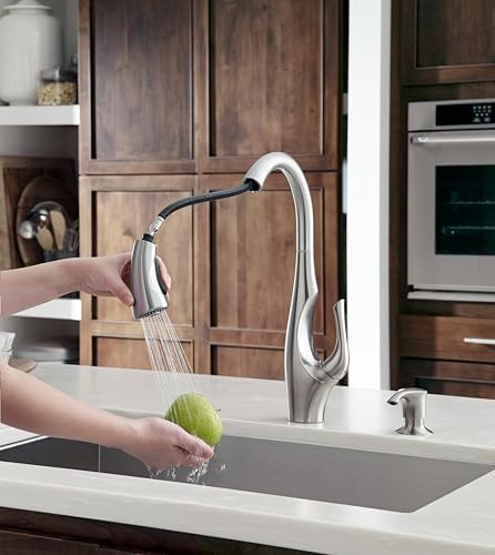 Pfister Indira Pull-Down Kitchen Faucet, Stainless Steel