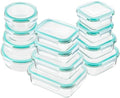 24pc Glass Food Storage Containers with Locking Lids