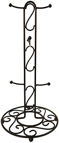 K-Cliffs Coffee Mug Tree Holder Kitchen Metal Tea Cup Drying Rack