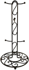 K-Cliffs Coffee Mug Tree Holder Kitchen Metal Tea Cup Drying Rack