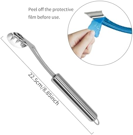 2 Pcs Jalapeno Corer Tool Pepper Corer with Serrated Slice Stainless