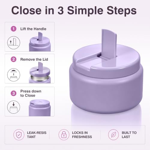 13.5oz Kids Jar for Hot Food, Insulated Vacuum Food Jar with Buckle