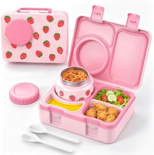 Kids Insulated Lunch Box with 8OZ Thermo Food Jar