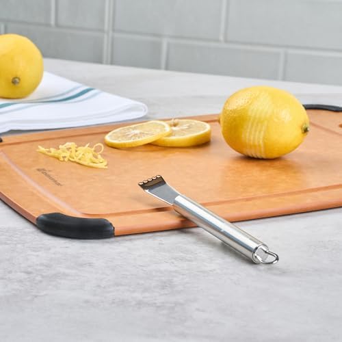 Restaurantware Stainless Steel Citrus Zester - German Standard Lemon