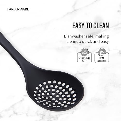 Farberware Classic Slotted Spoon, Nylon Kitchen Utensil for Draining
