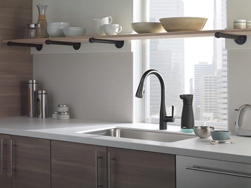 AIKE Magnetic Charging Automatic Liquid Soap Dispenser, Matte Black