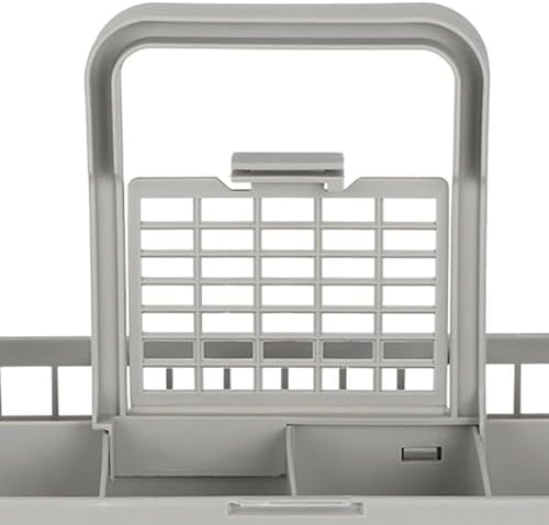 Universal Dishwasher Cutlery Basket with Foldable Handle, 7