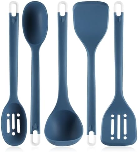 MOACC Silicone Kitchen Cooking Utensils Set: Heat Resistant 13inch