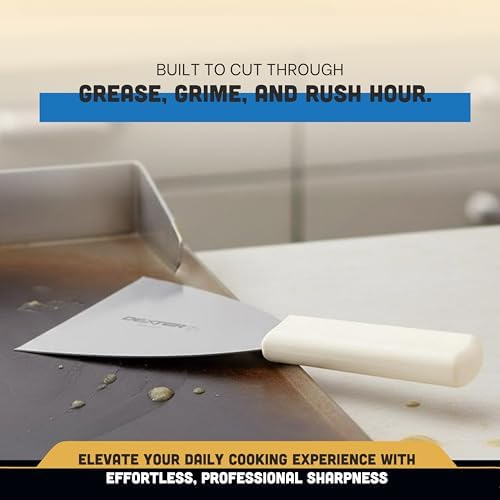 Dexter-Russell Basics 4” Stiff Scraper – P94850, Heavy-Duty Stainless
