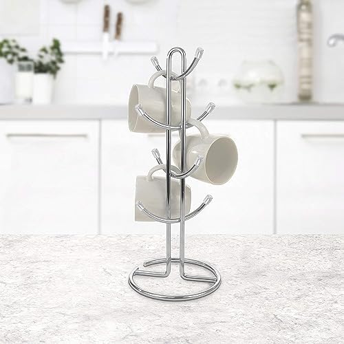FitWell Mugs Holder, Mug Tree, Coffee Mug Holder, Coffee Mug Tree, Mug