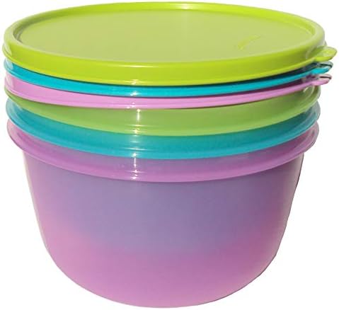 Tupperware Deluxe Modular Nesting Bowls Medium Set of 3