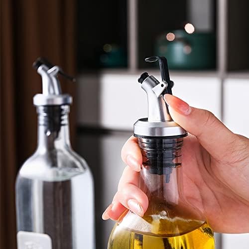 5 Pack Oil Spouts, Olive Oil Vinegar Bottle Stopper Dispenser - Image 2