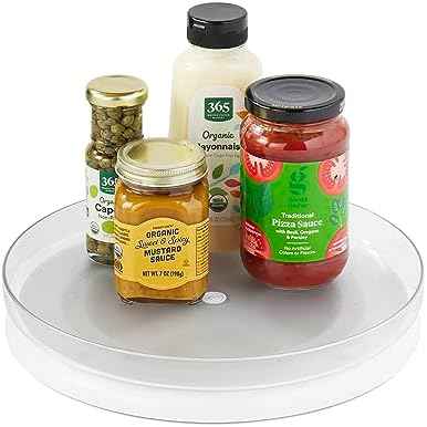 YouCopia FridgeView Fridge Turntable, Lazy Susan Organizer for Refrigerator Storage, 11” , White