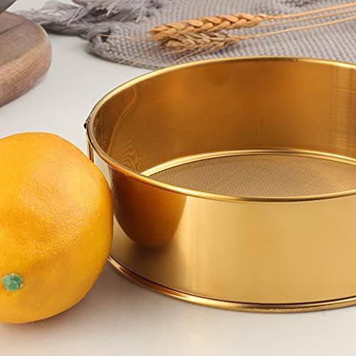 18/10 Stainless Steel Flour Sifter, Kitchen Cake Flour Fine 80 Mesh