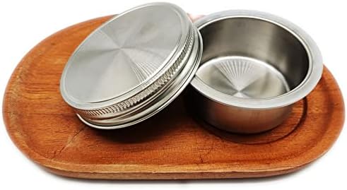304 SS Salad Divider Cups Separate Vegetable and Dressing for