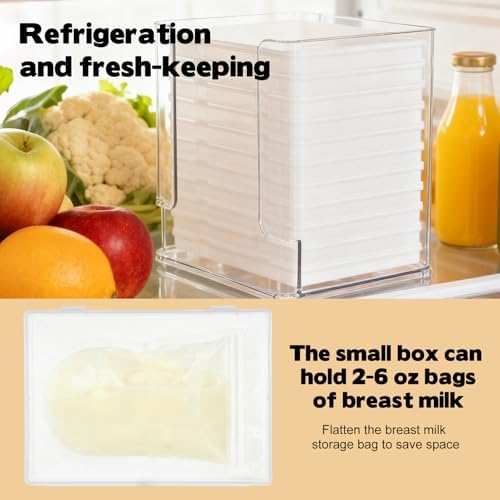 Rainmae Breastmilk Storage Bag Organizer, Freezer Tray