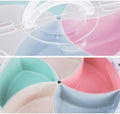 NUOBESTY Plastic Candy Holder 5-compartment Storage Box with Lid and