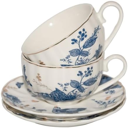 Tea Cups and Saucers Coffee Cappuccino Espresso Latte Cup Mugs Special