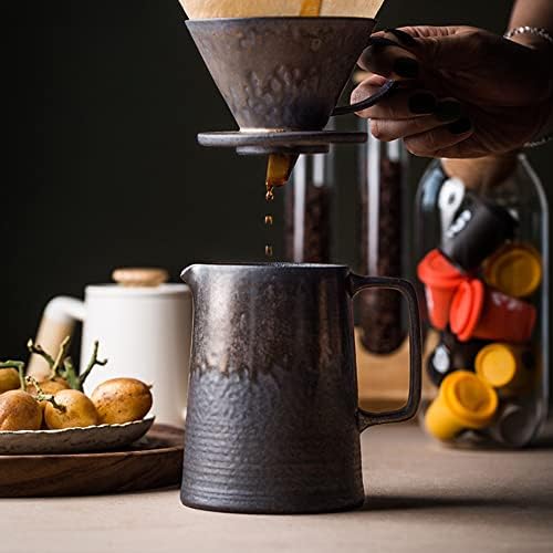 Pour Over Coffee Maker Set, Ceramic Dripper & Decanter, 15oz