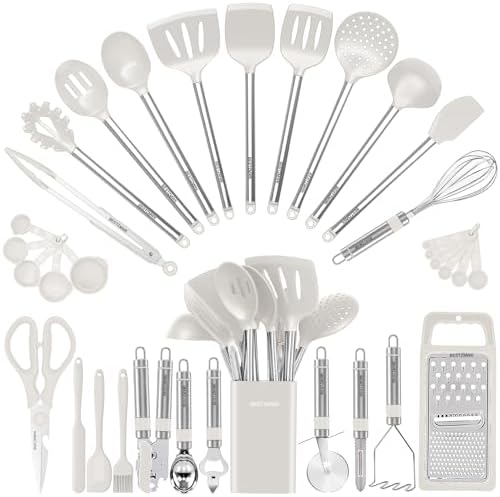 Kitchen Utensil Set-Silicone Cooking Utensils-33 Kitchen Gadgets &