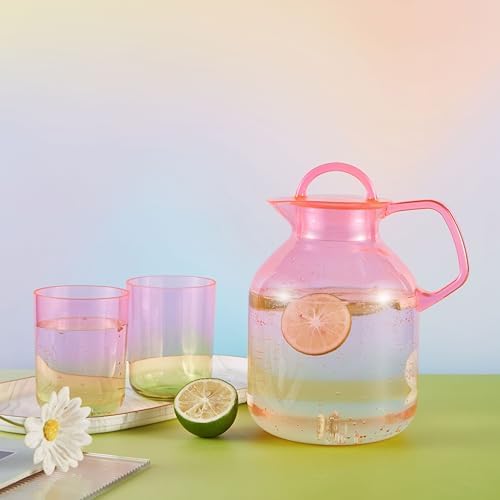 Locco Decor Acrylic Kitchen Bedroom Outdoor Pitcher 1.8L/62oz Water
