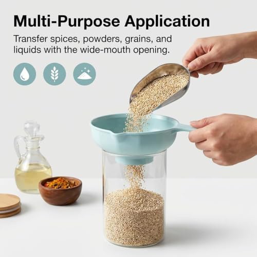 7-in-1 Versatile Kitchen Funnels Set Multi Purpose Non Leaking