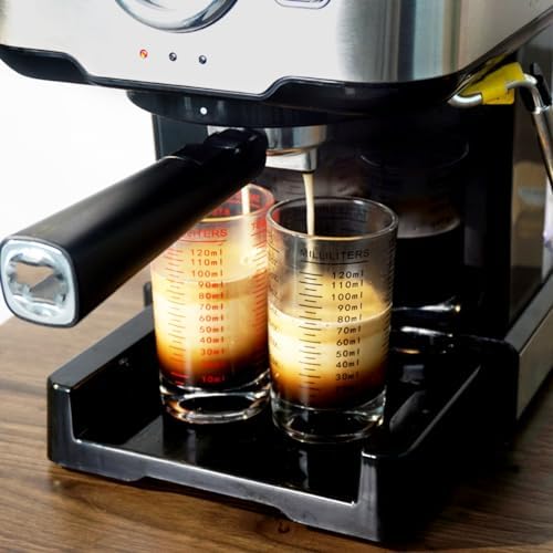 Measuring Cup 4 Ounce/120ML Shot Glass Liquid Heavy High Espresso