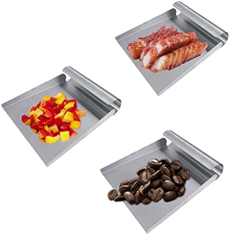 Stainless Steel Food Scooper, Food Mover, Shovel Spatula (5.9")