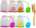 6 Pack Silicone Tea Infuser, Reusable Tea Bags Tea Strainer Filter Tea