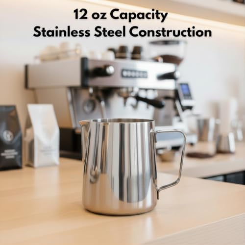 Rattleware 12oz Stainless Steel Latte Art Pitcher