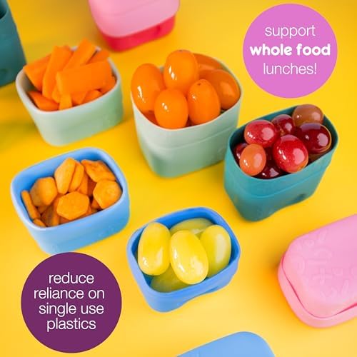b.box Silicone Snack Cup (2-Piece), Lunch Containers, Meal Prep