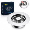 3-in-1 Stainless Steel Kitchen Sink Drain Strainer and Stopper