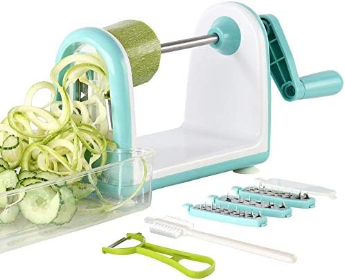 Ourokhome 5-Blade Zucchini Noodle Maker Spiralizer