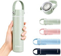 Exllena 【Upgraded】 Small Insulated Water Bottle 10oz with Adjustable