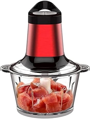 Mini Electric Food Chopper, 2-Speed, 2.5L Glass Bowl