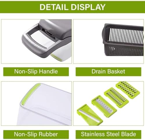 12-in-1 Vegetable Chopper with Storage Container