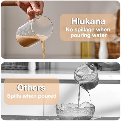 500ML 2 CUP Glass Liquid Measuring Cup With Handle, High Borosilicate