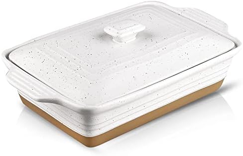 HVH Ceramic Casserole Dish with Lid, 9x13