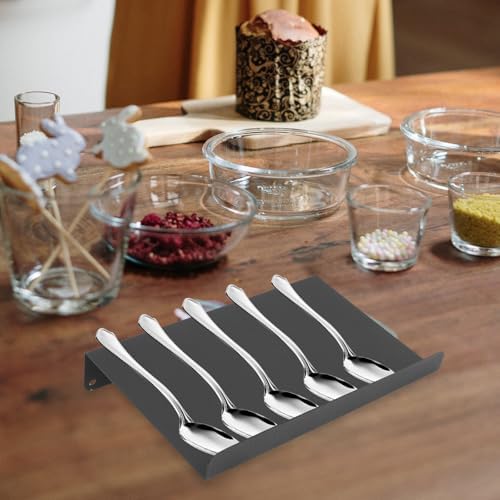 Aluminum Spice Rack Stackable Expansion Black Space Drawer Organizer
