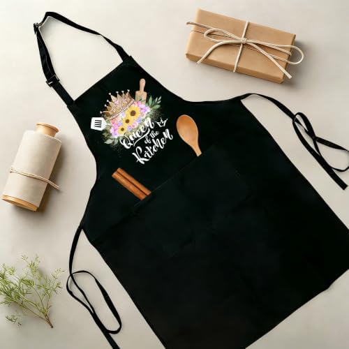 Funny Apron, Cooking Grilling BBQ Apron with Pockets