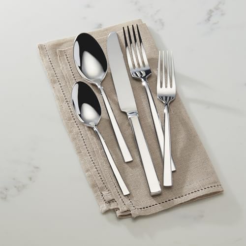 Reed & Barton Cole 65Pc Flatware Set, 65 Piece, Silver