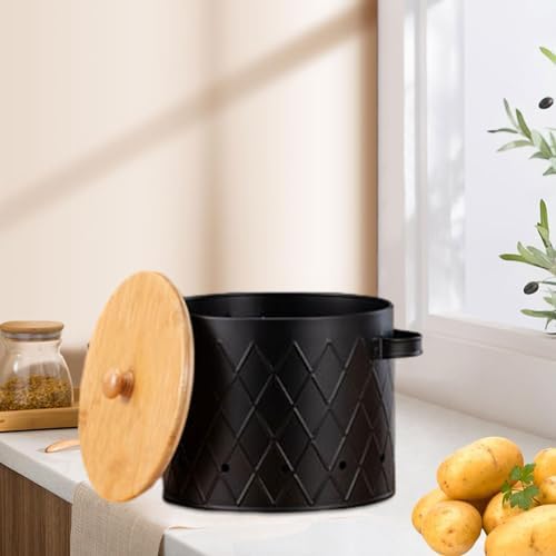 Vegetables Storage Bin Potato Onion Garlic Storage Bin Farmhouse