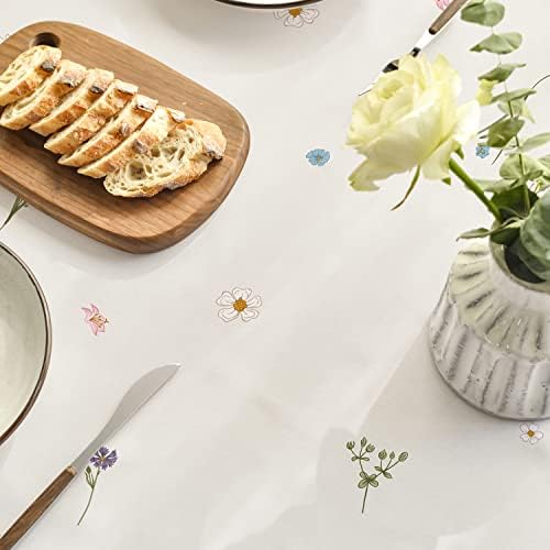 Horaldaily Spring Summer Tablecloth 60 x 84 Inch Rectangular Wild